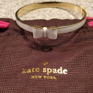 Kate Spade WHITE Take A Bow bangle
